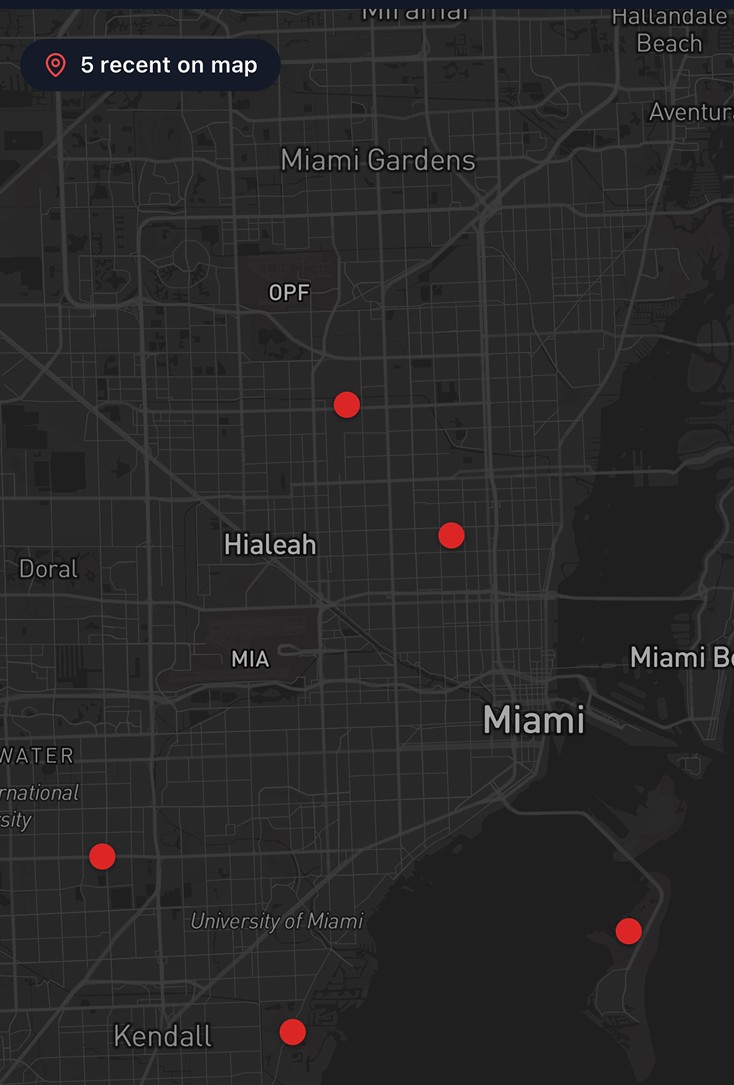 AlertLink incident map