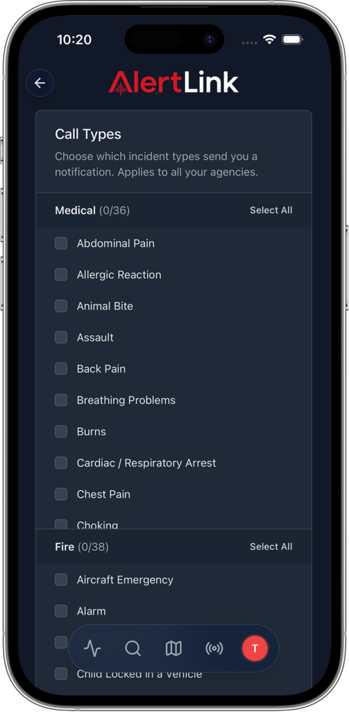 AlertLink alerts